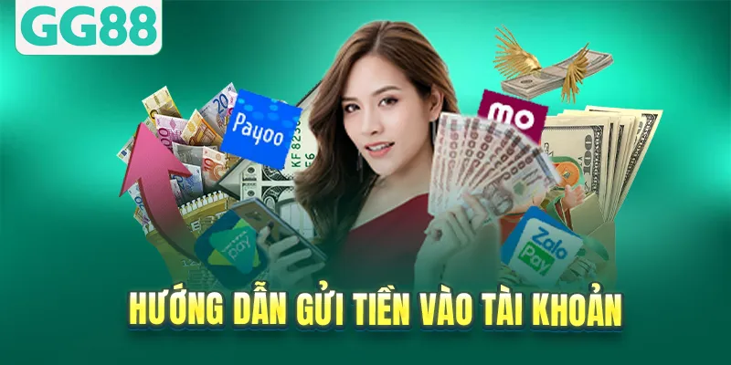 Hướng dẫn gửi tiền vào tài khoản